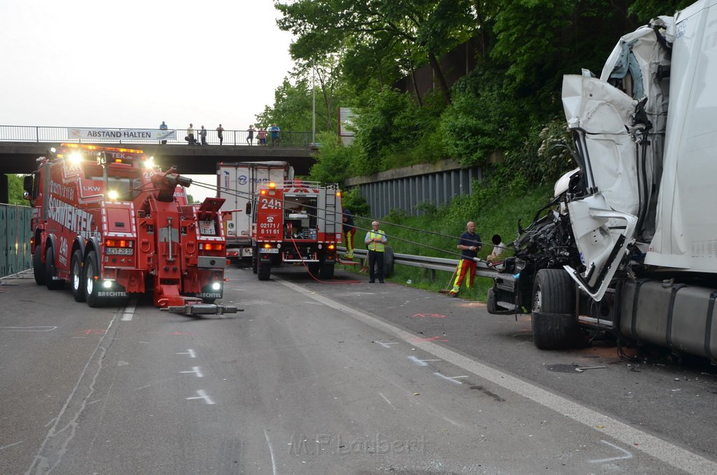 Wieder schwerer VU A 1 Rich Saarbruecken vorm AK Leverkusen P2517.JPG - Miklos Laubert